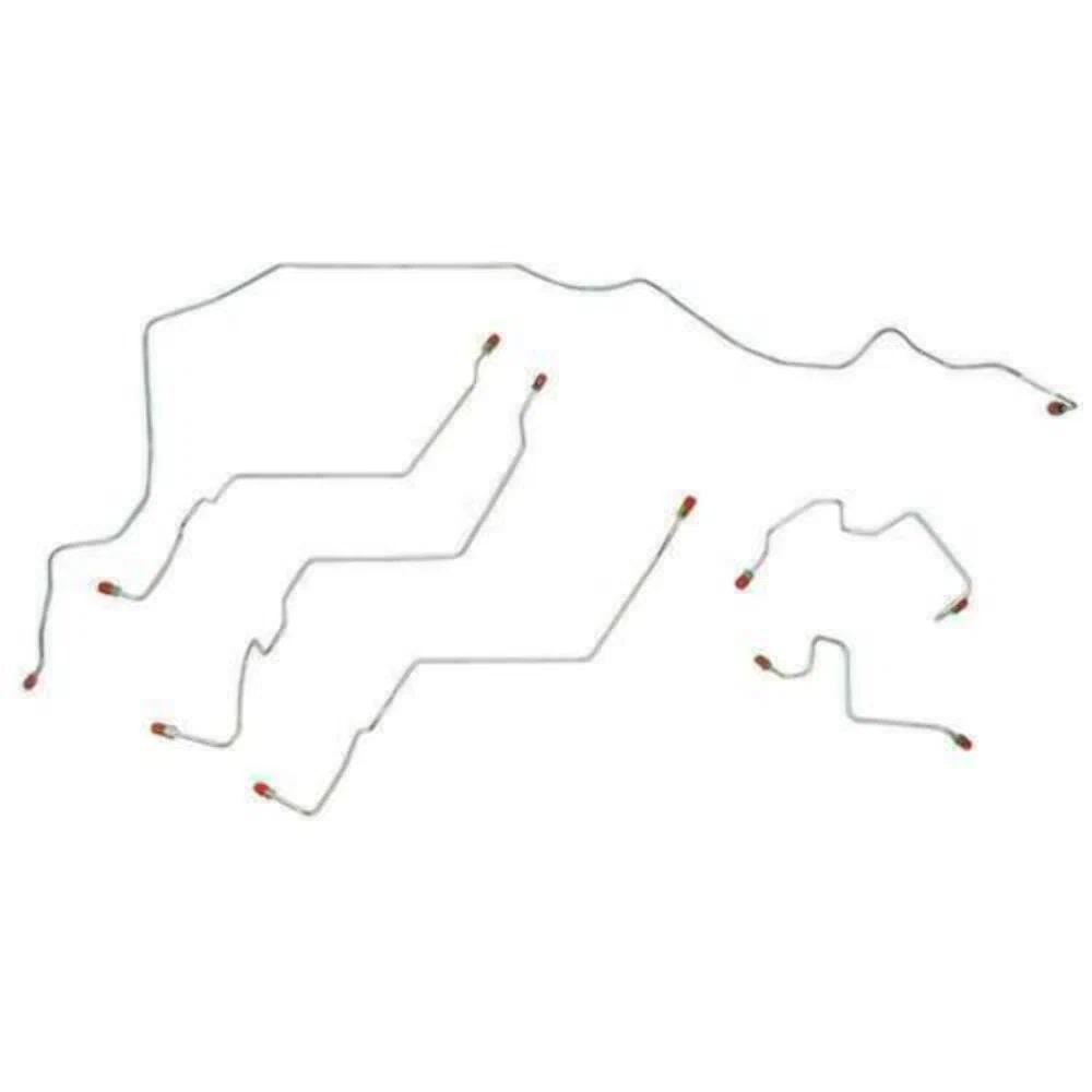 2003-2005 Dodge Ram 2500_3500 Front Brake Line Kit 4x4 AWABS WKT0354OM